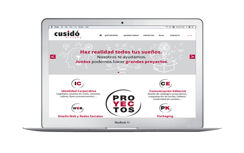 nova web cusidó disseny